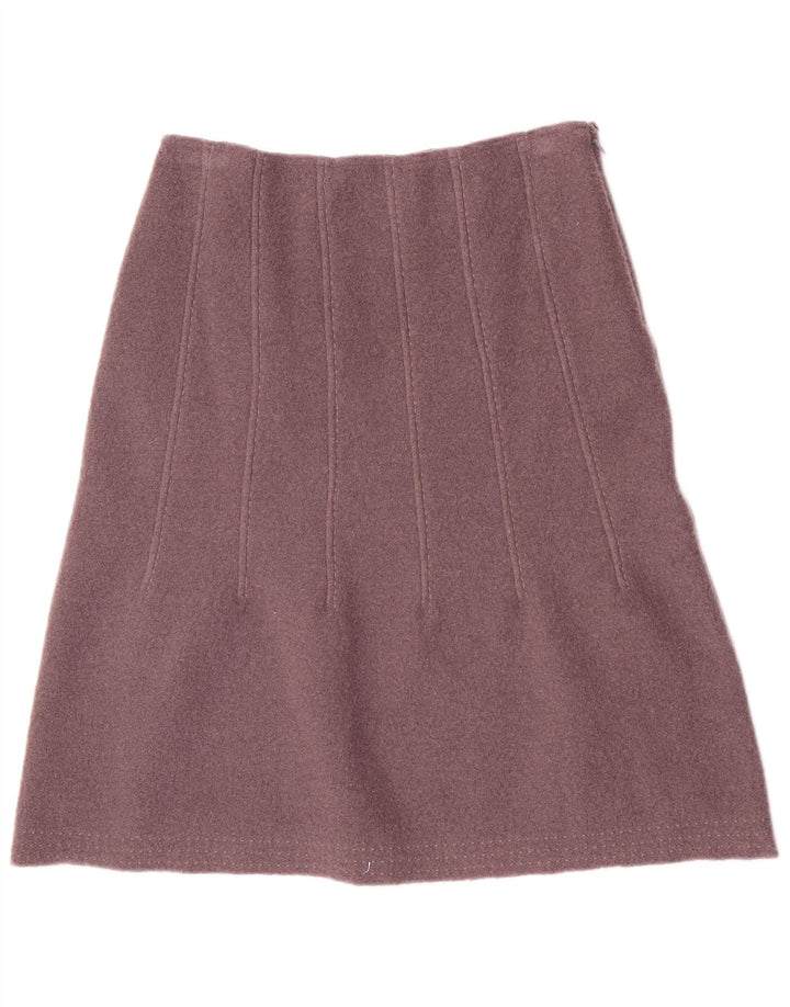 Damska spódnica w kształcie litery A Fenn Wright Manson, duża, fioletowa wełna W30