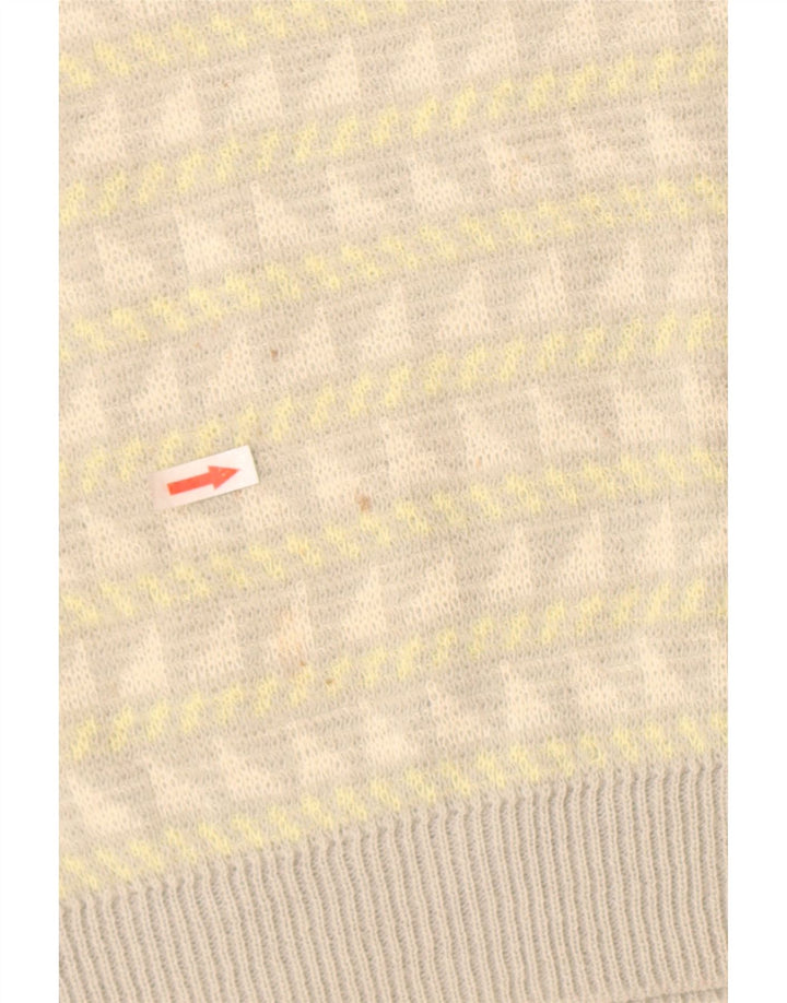 Podkoszulek męski James Dillon z kamizelką, średnio szary, geometryczny akryl