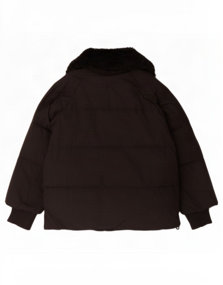 Marks & Spencer Damska kurtka oversize UK 16, duża, czarna, poliester