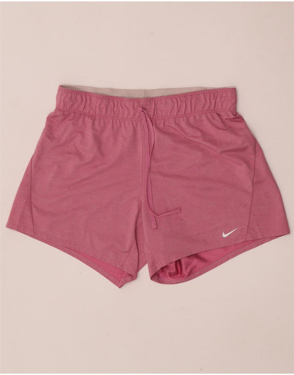Damskie spodenki sportowe Nike Dri Fit UK 14, średni różowy poliester