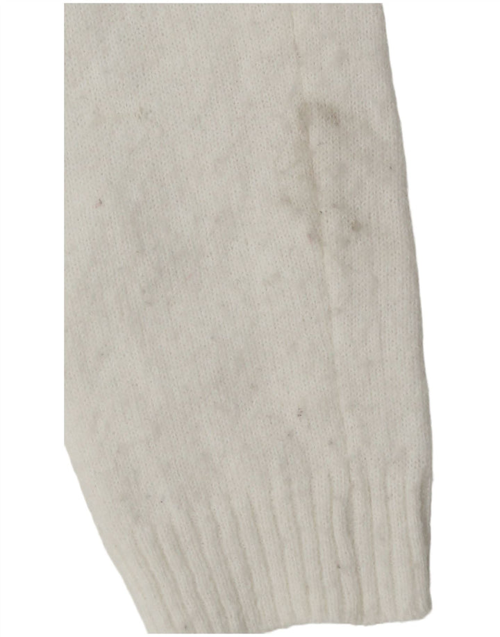 Sweter damski Zara Crop Cardigan UK 12 Średni biały poliester