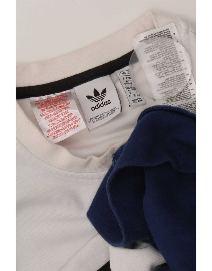 Chłopięca bluza Adidas z grafiką, 15-16 lat, wielobarwna, z blokami kolorów