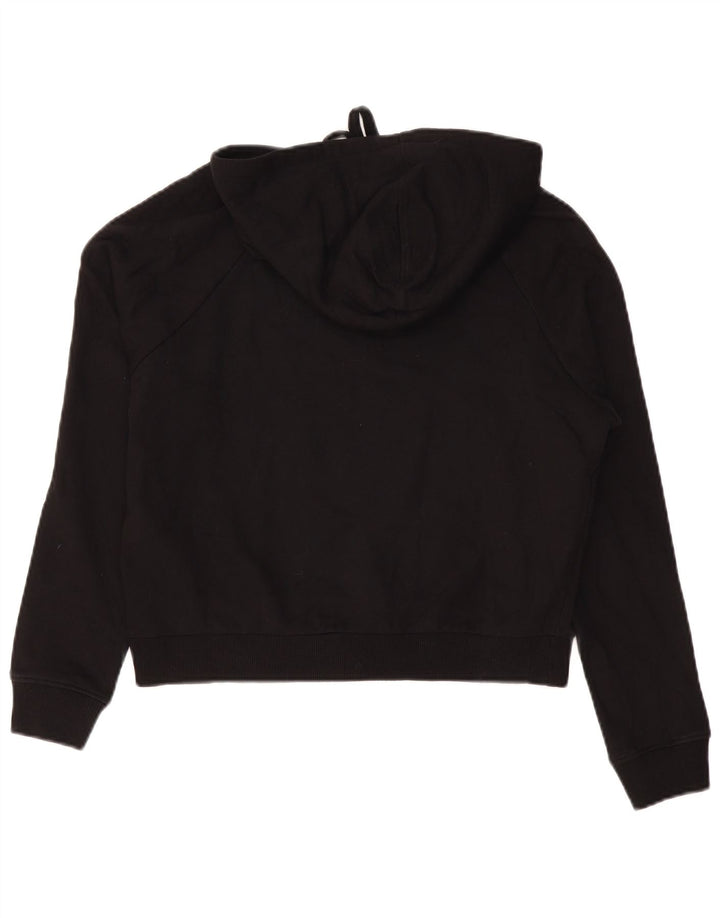 Damski sweter z kapturem Vans Oversize z grafiką UK 10, mały, czarny, bawełniany