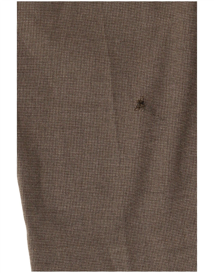 Męskie spodnie codzienne Marks & Spencer Slim Fit W36 L29 Brązowy poliester