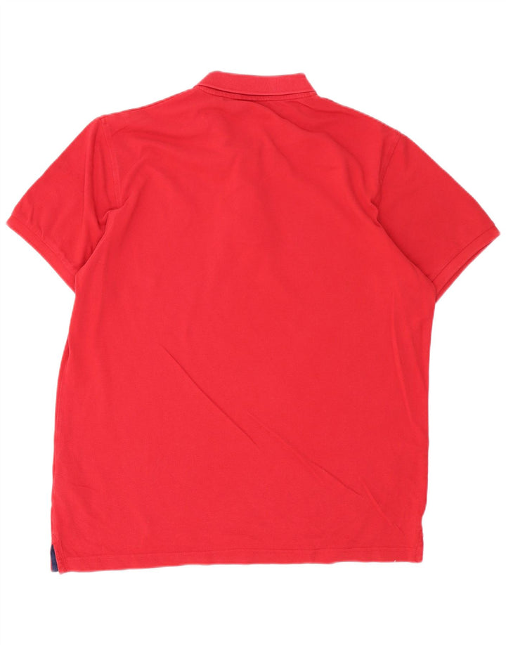 Męska koszulka polo Gant XL, czerwona, bawełniana