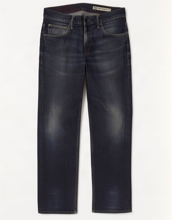 Męskie dżinsy Tommy Hilfiger Ryder Regular Straight W33 L30 Granatowa bawełna