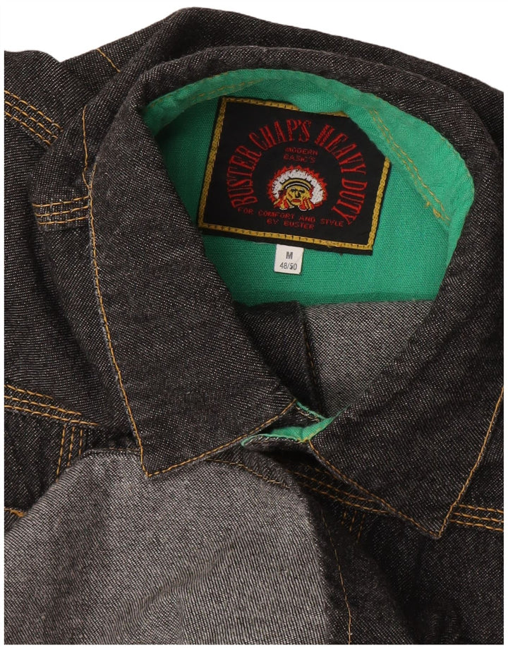 Męska koszula dżinsowa BUSTER IT 48/50, średnia czerń