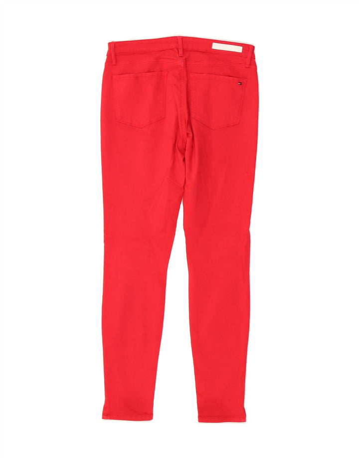 TOMMY HILFIGER Womens Como Jegging Jeans W30 L32 Red Cotton Vintage Tommy Hilfiger and Second-Hand Tommy Hilfiger from Messina Hembry 