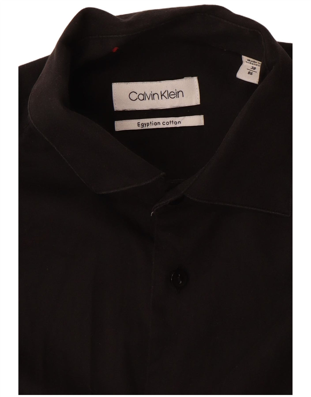 Koszula męska Calvin Klein rozmiar 38, mała, czarna, bawełniana