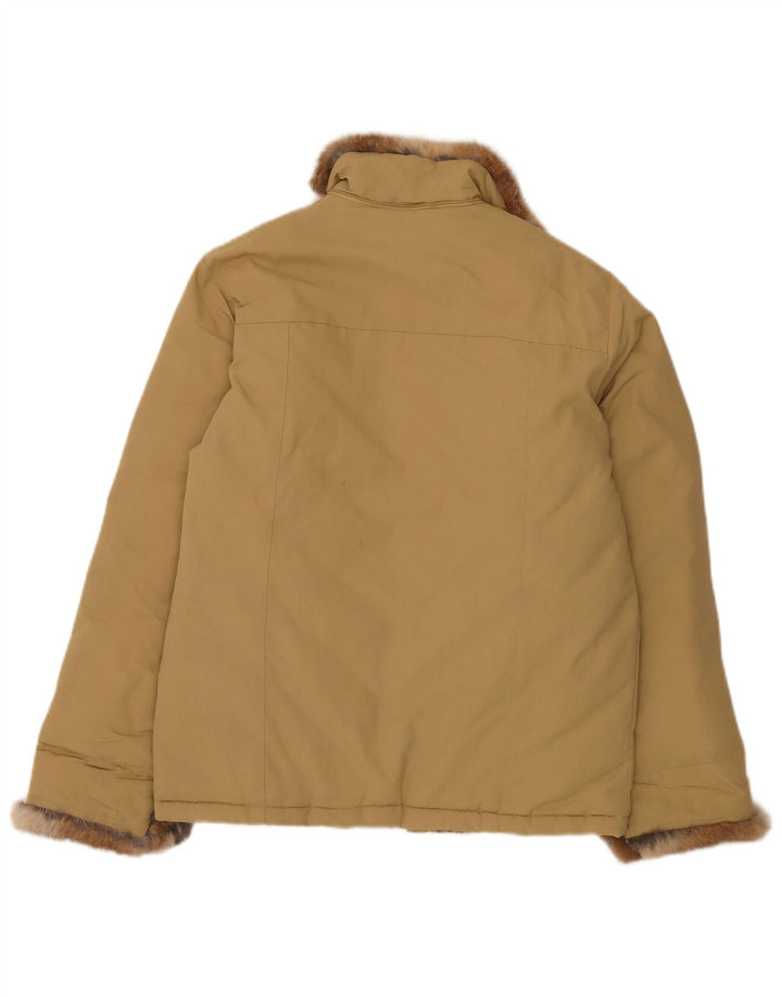 Damska ocieplana kurtka Woolrich UK 14, średni beż, nylon