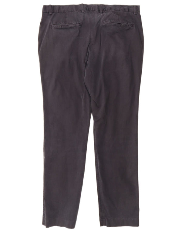 Męskie spodnie Chino Marks & Spencer Autograph Slim Fit W36 L31 Granatowe