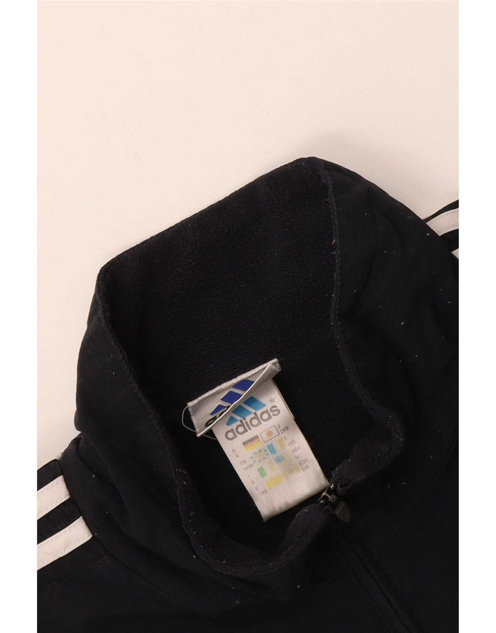 Adidas Męski sweter dresowy Top UK 44/46 Duży granatowy poliester