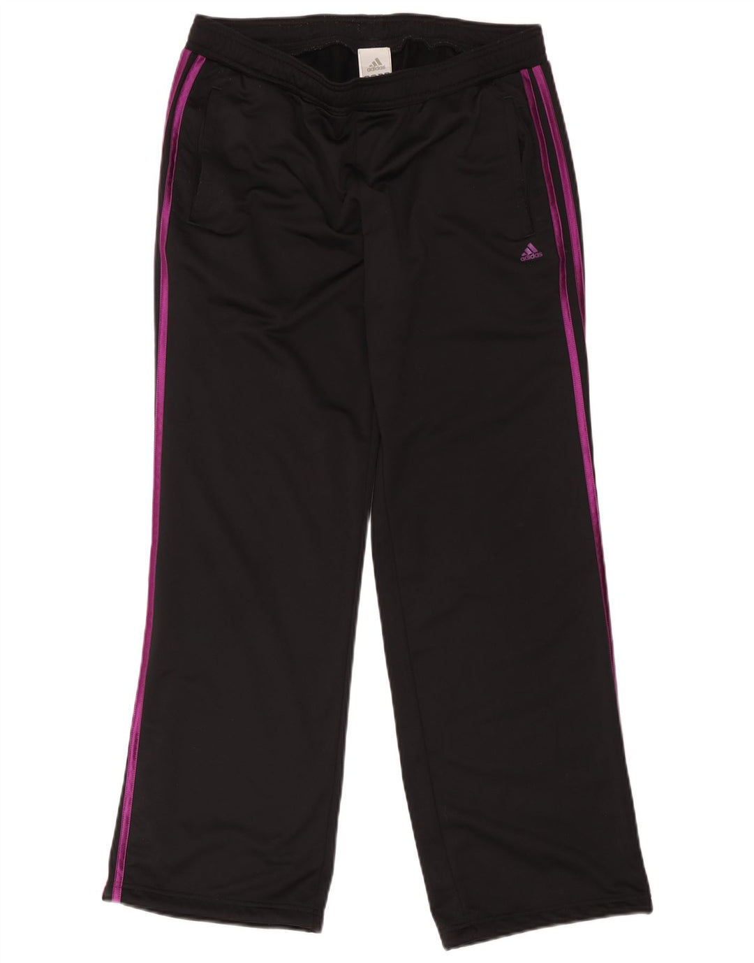 Damskie spodnie dresowe Adidas UK 12/14 Średni czarny poliester