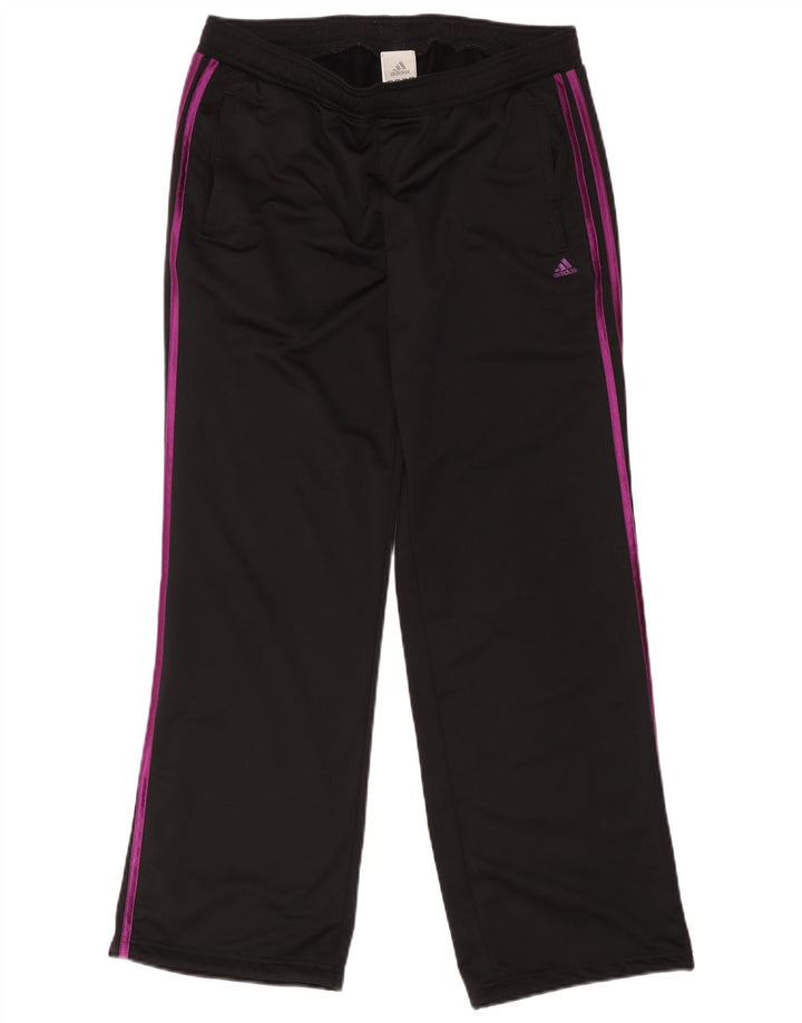 Damskie spodnie dresowe Adidas UK 12/14 Średni czarny poliester