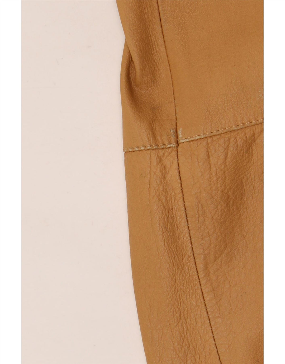 Męska kurtka skórzana typu bomber Essebi IT 56 3XL w kolorze beżowym