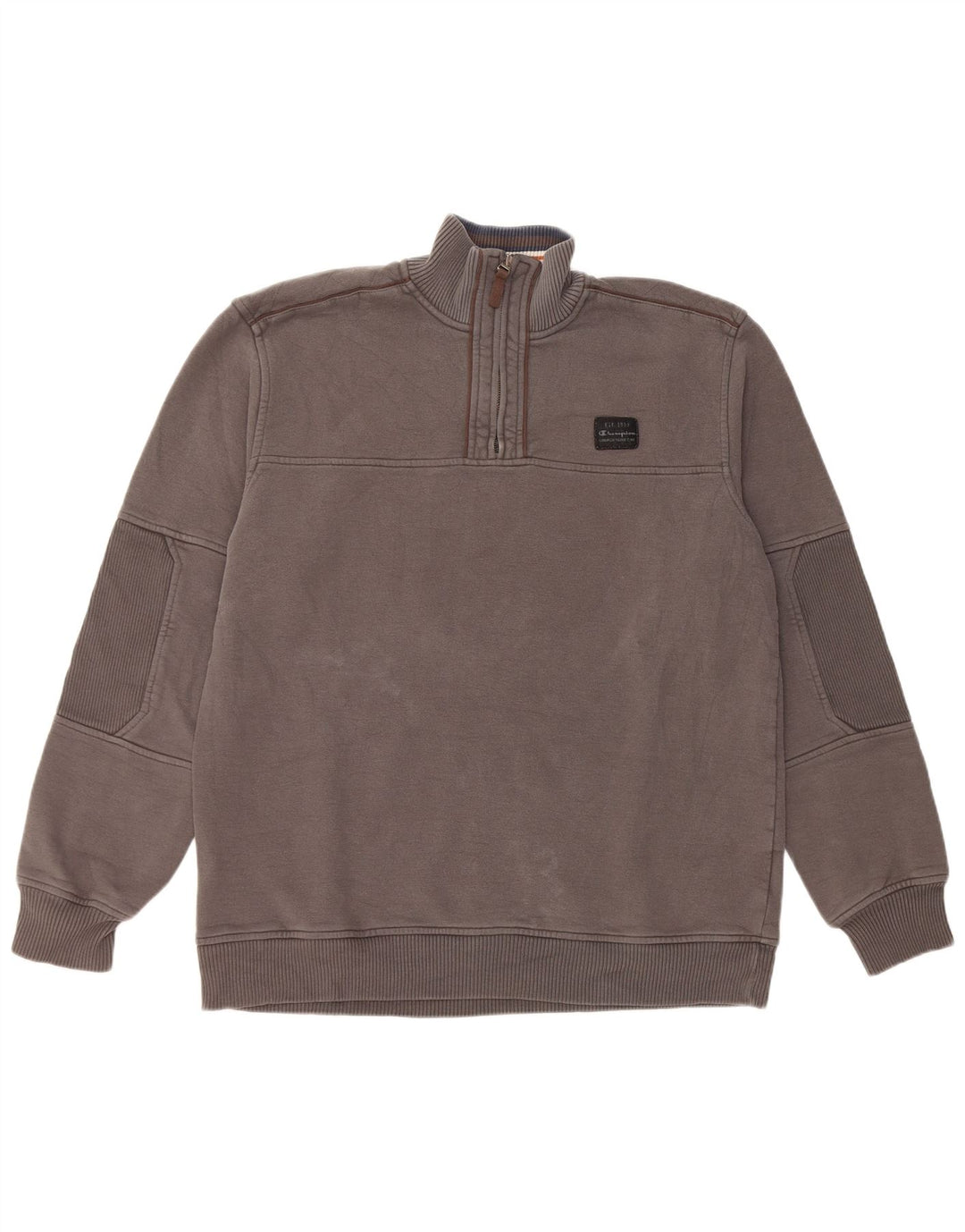 Męski sweter Champion z zamkiem błyskawicznym, 2XL, szara bawełna