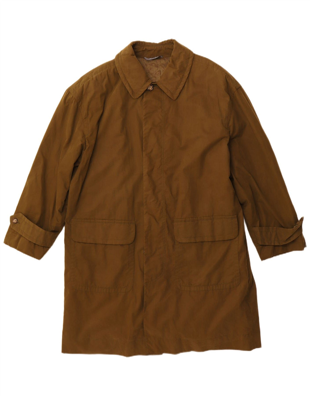 BYBLOS Płaszcz męski IT 50, duży, bawełniany khaki