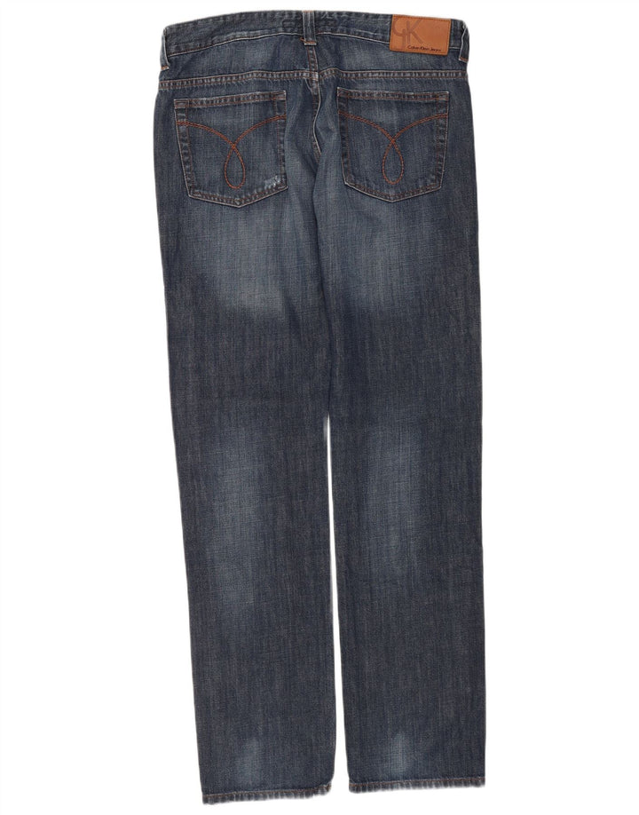Męskie dżinsy Calvin Klein W32 L34 Niebieskie bawełniane