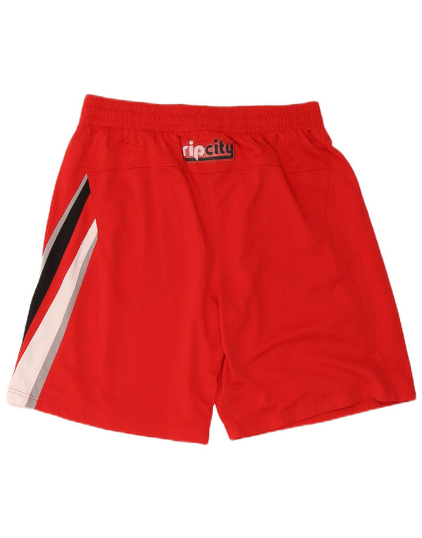 Męskie spodenki sportowe Adidas Portland Trail Blazers Graphic XL w kolorze czerwonym