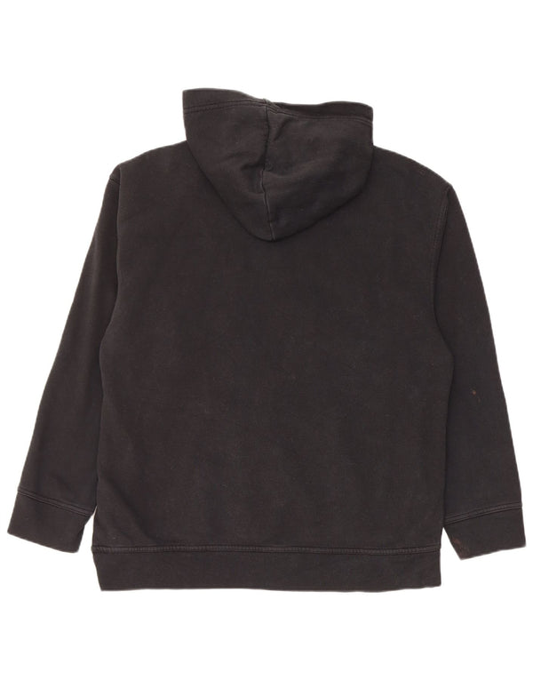Chłopięcy sweter z kapturem Gap z grafiką, 14-15 lat, 2XL, czarny, bawełniany