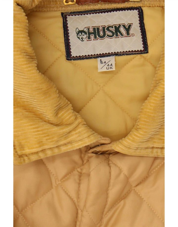 Męska pikowana kurtka Husky UK 44 2XL Beżowy nylon