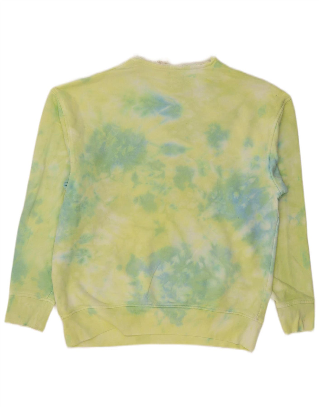 Męska bluza Levi's o swobodnym kroju z grafiką, średnia, zielona bawełna Tie Dye