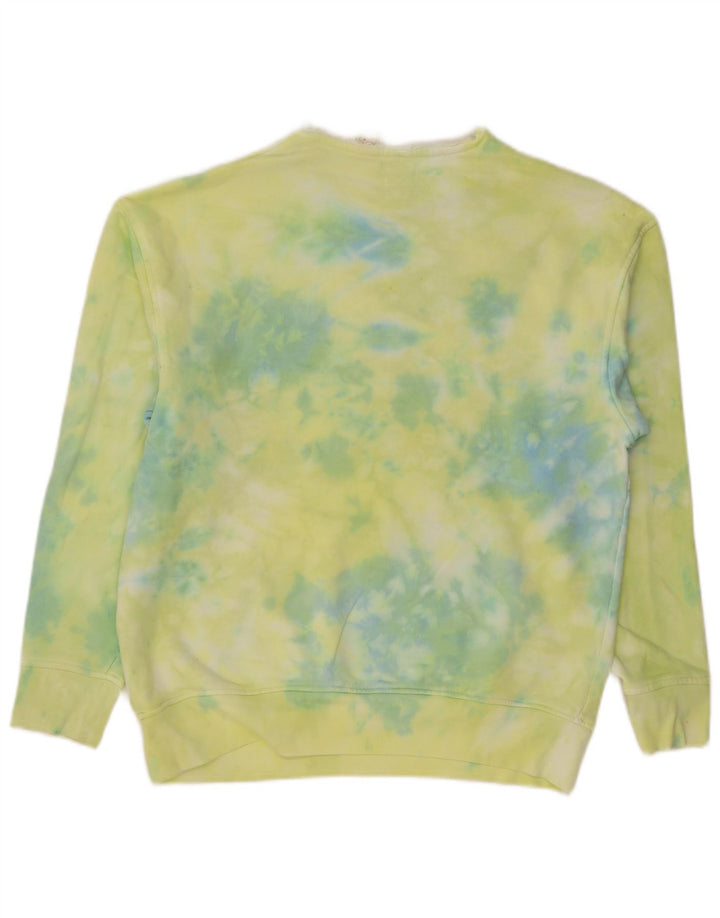 Męska bluza Levi's o swobodnym kroju z grafiką, średnia, zielona bawełna Tie Dye
