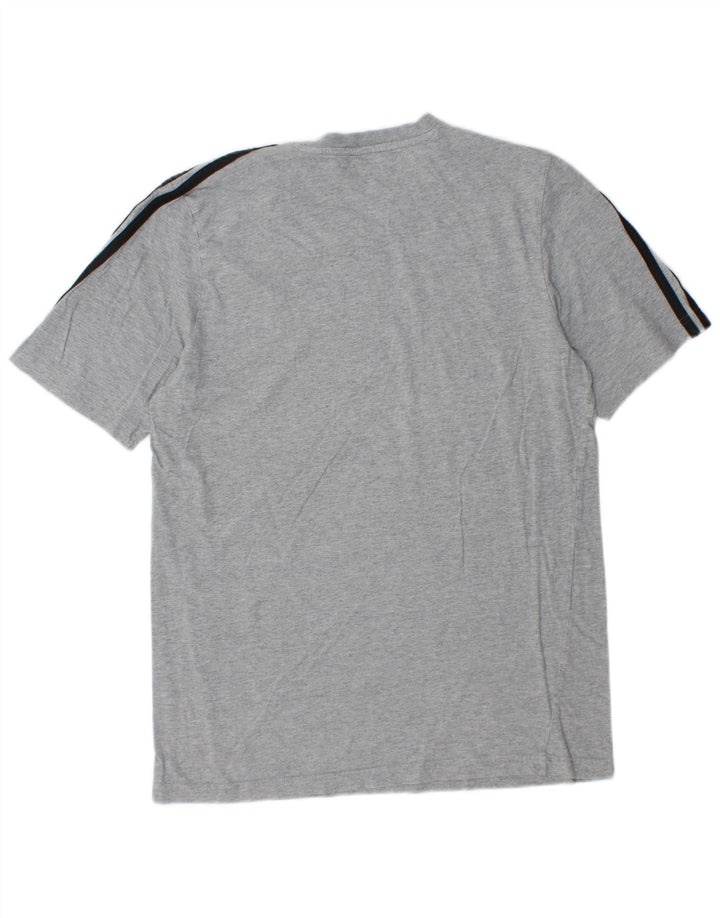 T-shirt męski ADIDAS, średni, szary, nakrapiany