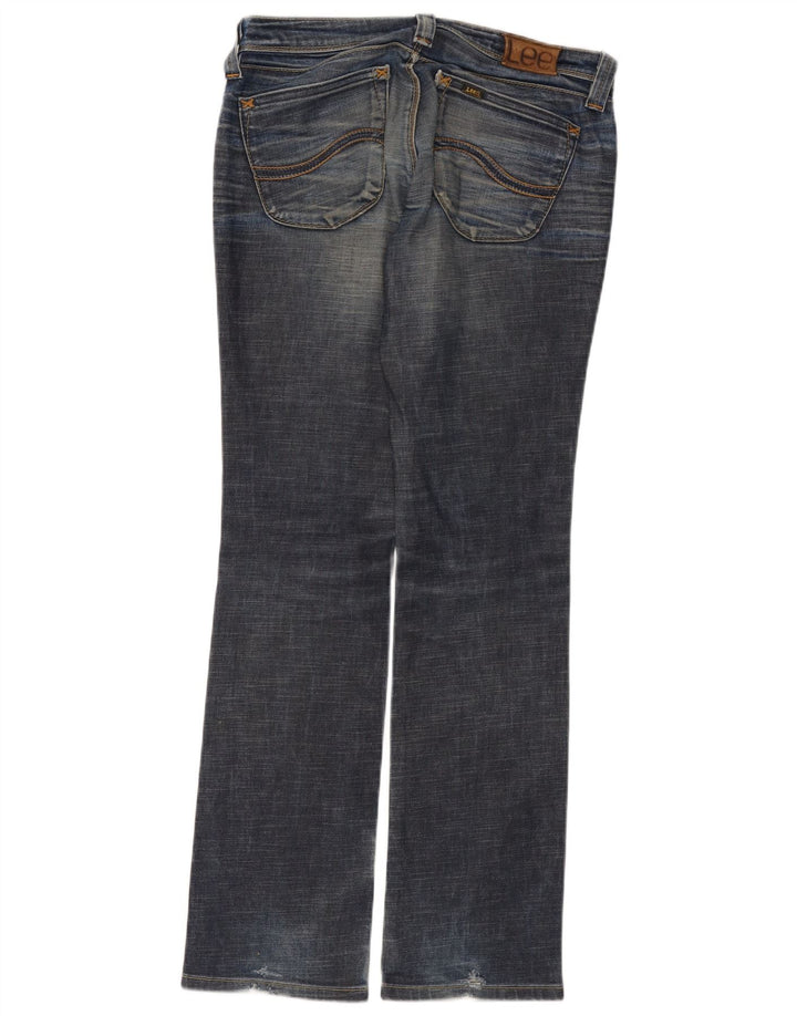 Damskie jeansy LEE Maddox Straight W31 L33 Niebieskie bawełniane