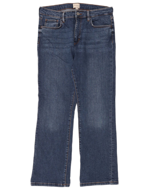 Jeansy damskie French Connection Straight UK 12 Medium W32 L30 Niebieskie