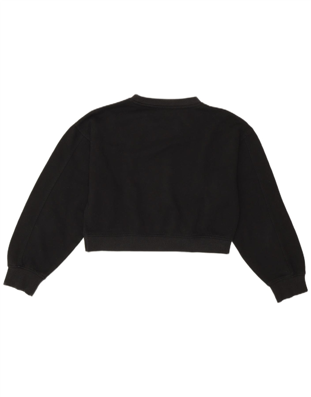 Bluza damska Zara Crop Oversize Sweter UK 10 Small Black Cotton