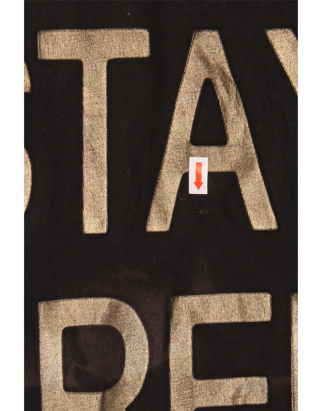 Damska koszulka graficzna Trussardi Jeans Top UK 14 Medium Black