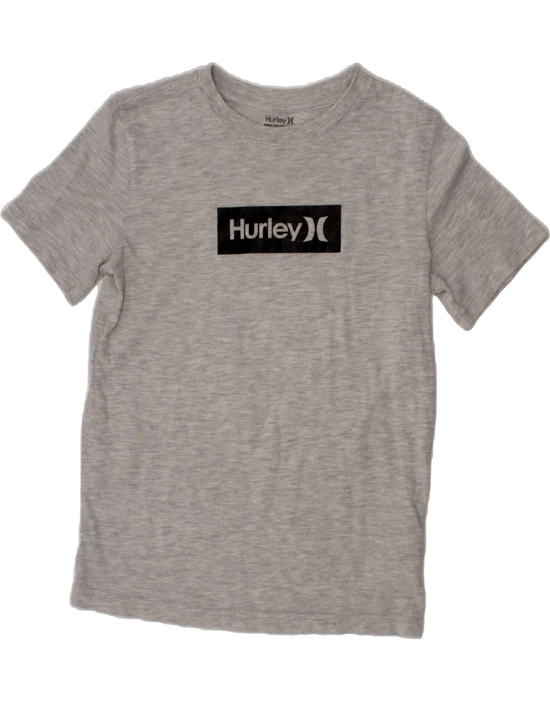 HURLEY Boys Graphic T-Shirt Top 10-11 Years Medium Grey Polyester Vintage Hurley and Second-Hand Hurley from Messina Hembry 