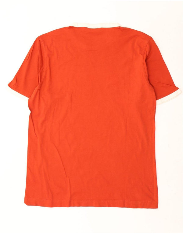 Męski T-shirt Puma z grafiką, duży, pomarańczowy, bawełniany