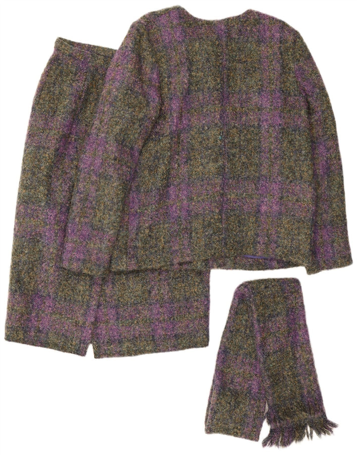 Dwuczęściowy zestaw spódnic damskich Castleisland UK 12 Medium W32 wielokolorowa kratka