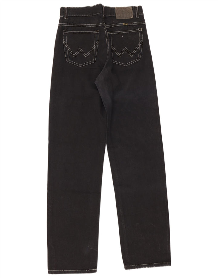 Męskie proste dżinsy Wrangler W34 L34, czarne, bawełniane