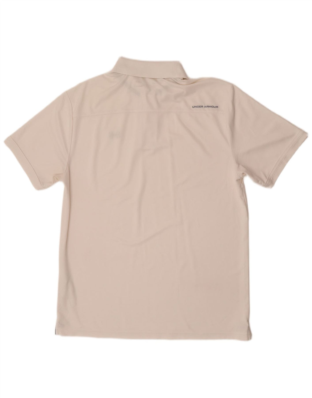 Męska koszulka polo Under Armour Heat Gear, duża, biała, z poliestru