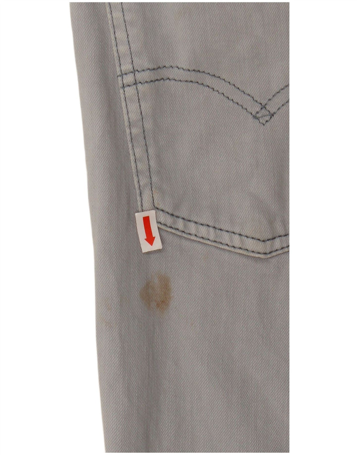 Męskie jeansy Levi's 511 Slim W32 L27 Szara bawełna