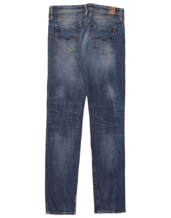 Damskie jeansy Skinny Replay W29 L31 Niebieskie