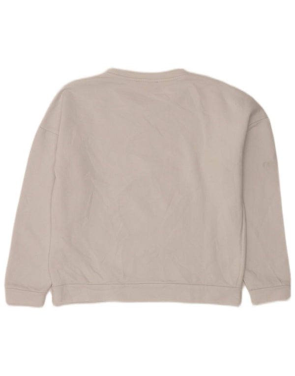 Damska bluza Guess o swobodnym kroju z grafiką, UK 6 XS, biała bawełna