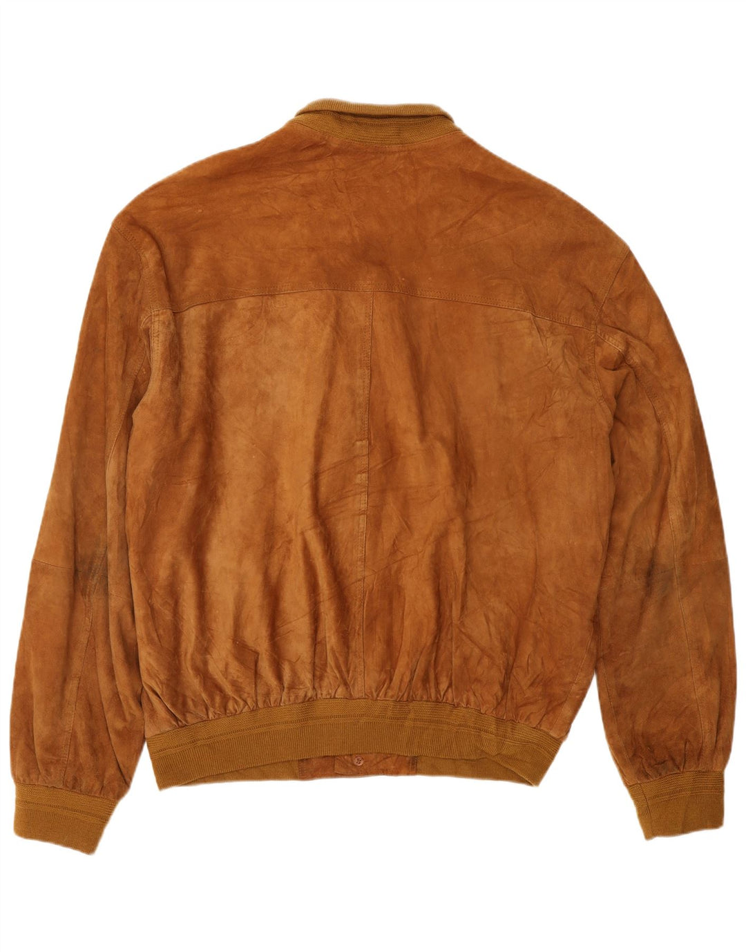 Męska zamszowa kurtka bomber w stylu vintage IT 56 3XL Brązowy zamsz