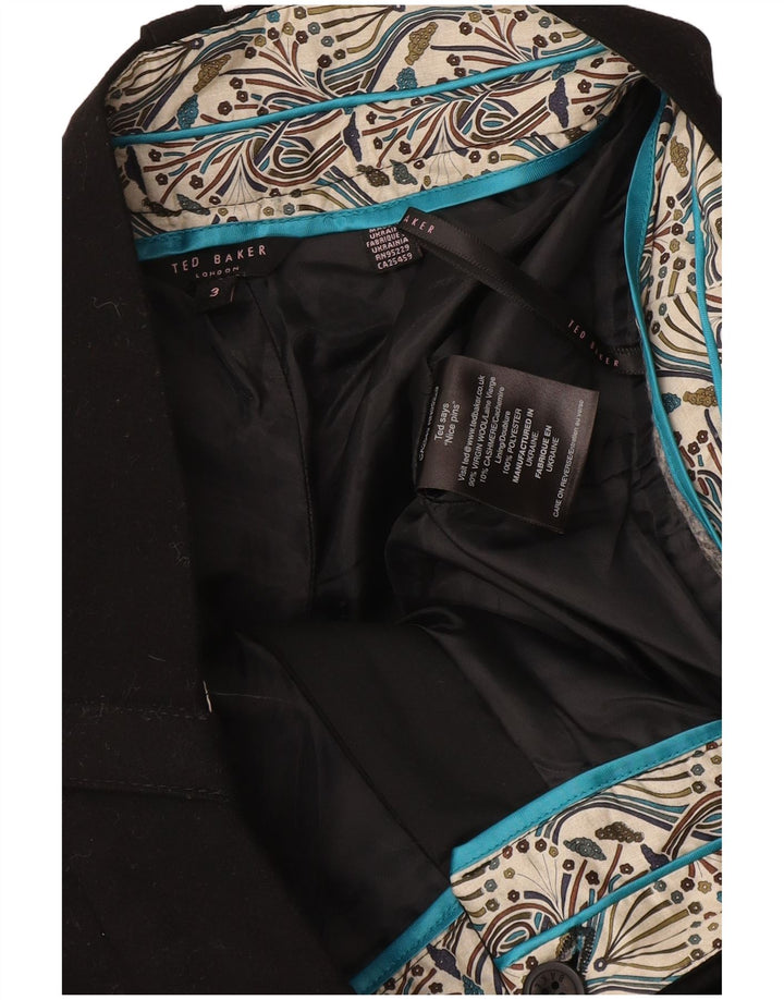 Damskie spodenki codzienne Ted Baker, rozmiar 3, średnie, W34, czarny poliester