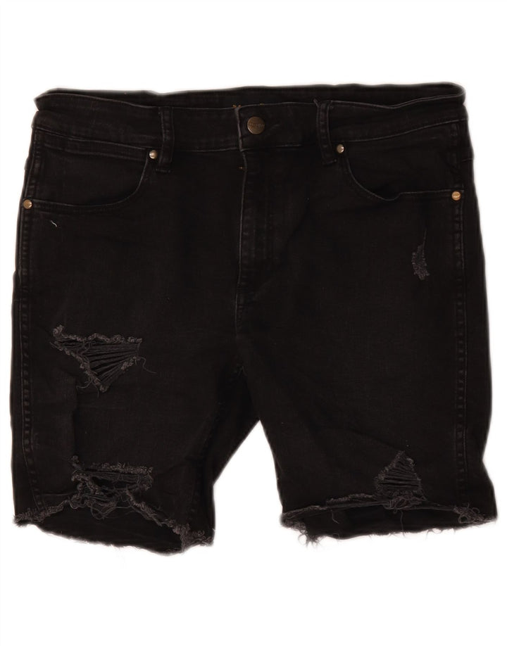 Damskie spodenki jeansowe Wrangler W32, duże, czarne