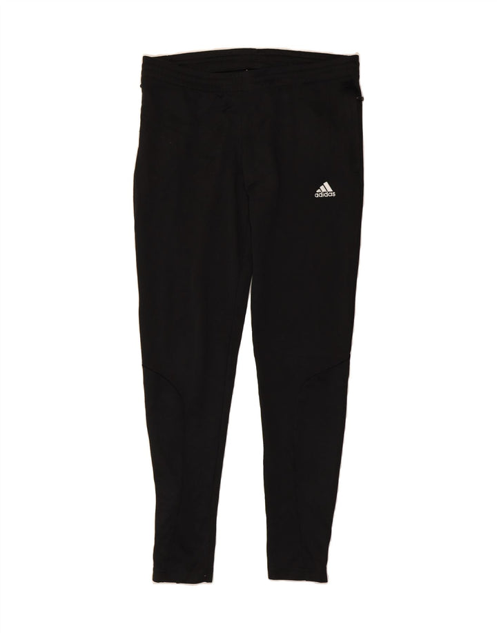 ADIDAS Womens Climalite Tracksuit Trousers UK 8/10 Small  Black Polyester Vintage Adidas and Second-Hand Adidas from Messina Hembry 
