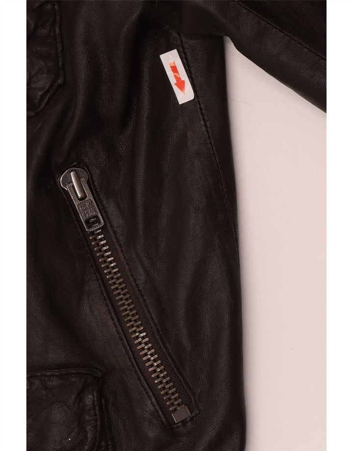 Męska skórzana kurtka wojskowa Superdry UK 42 XL brązowa