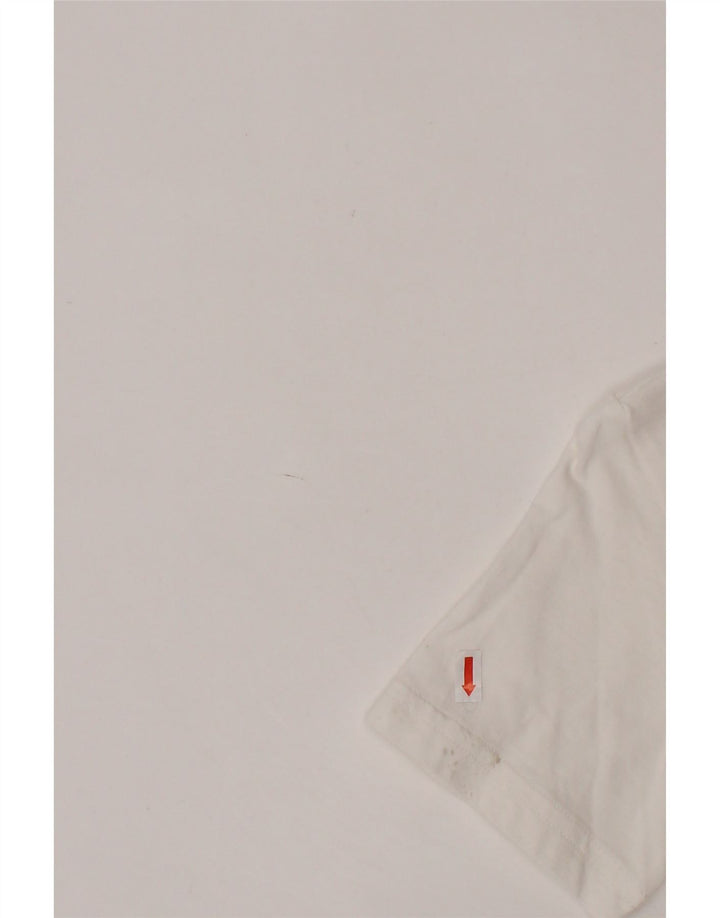 Chłopięcy T-shirt z grafiką PUMA, 9-10 lat, biała bawełna