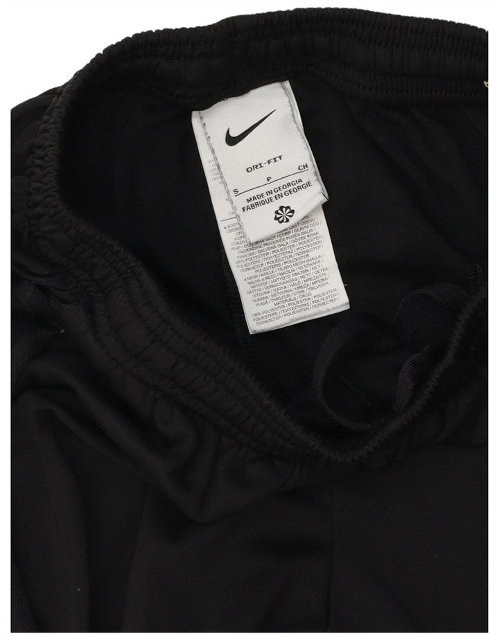 Damskie spodnie dresowe Nike Dri Fit UK 10, małe, czarne, poliestrowe