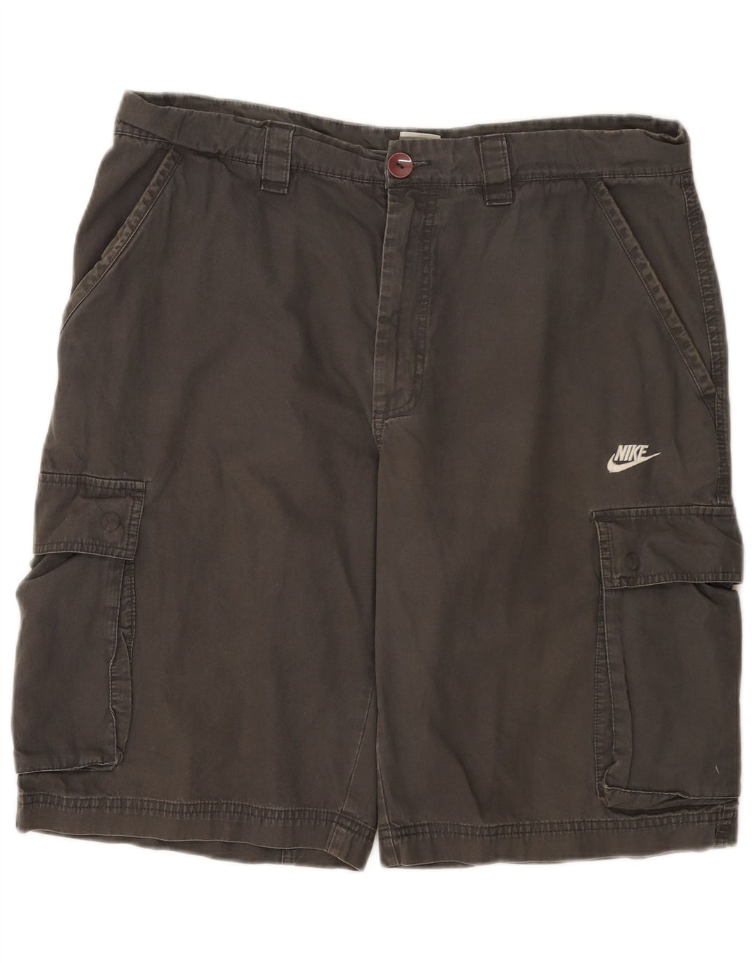 Męskie spodenki cargo Nike, duże W36, szara bawełna
