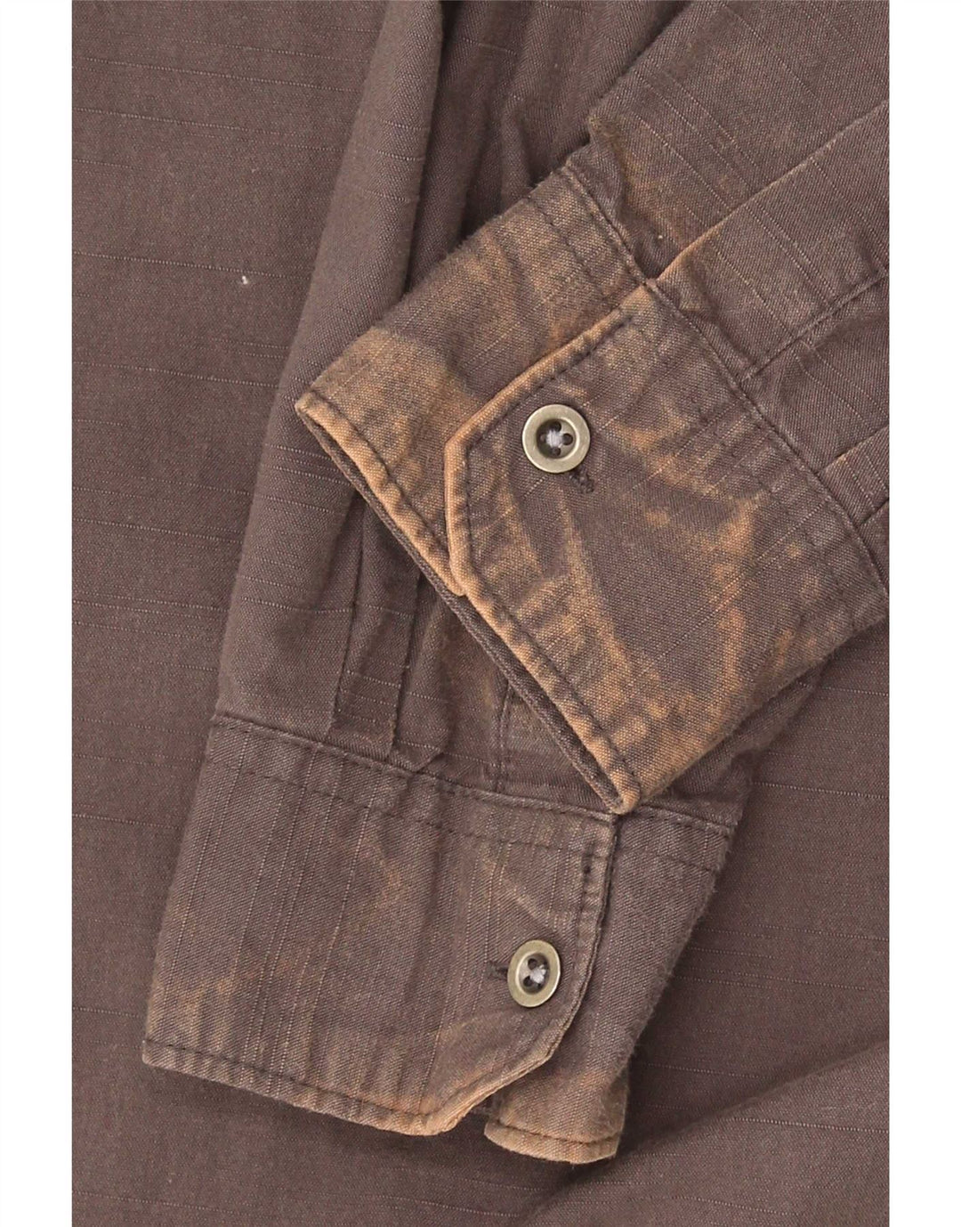 Koszula męska Wrangler o regularnym kroju, mała, brązowa, bawełniana