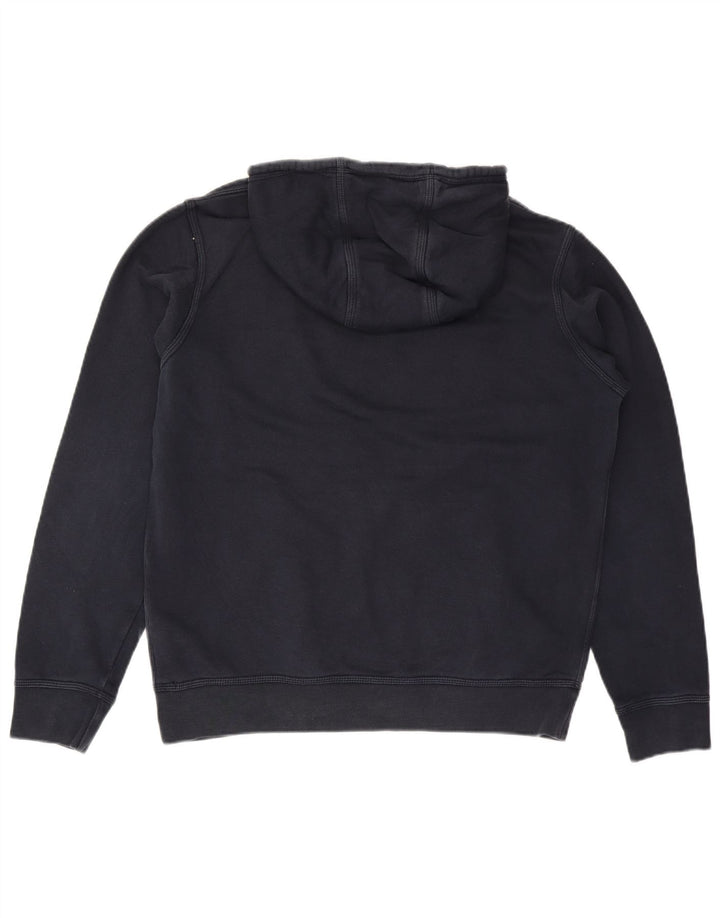 Męski sweter z kapturem Nike, duży, granatowy, bawełniany